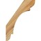 Ekena Millwork 4"W x 10"D x 14"H Olympic Rough Sawn Knee Brace, Western Red Cedar BRC04X10X14OLY00RWR - alternate 2